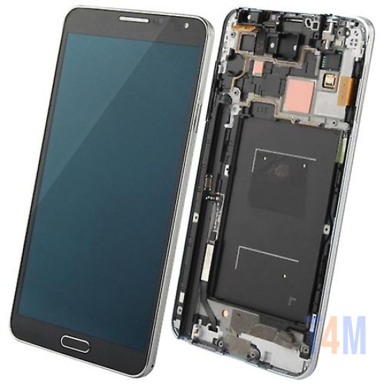 SAMSUNG GALAXY NOTE 3/N9005 TOUCH+LCD WITH FRAME BLACK ORIGINAL